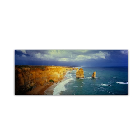 David Evans 'Apostles In The Wind' Canvas Art,6x19